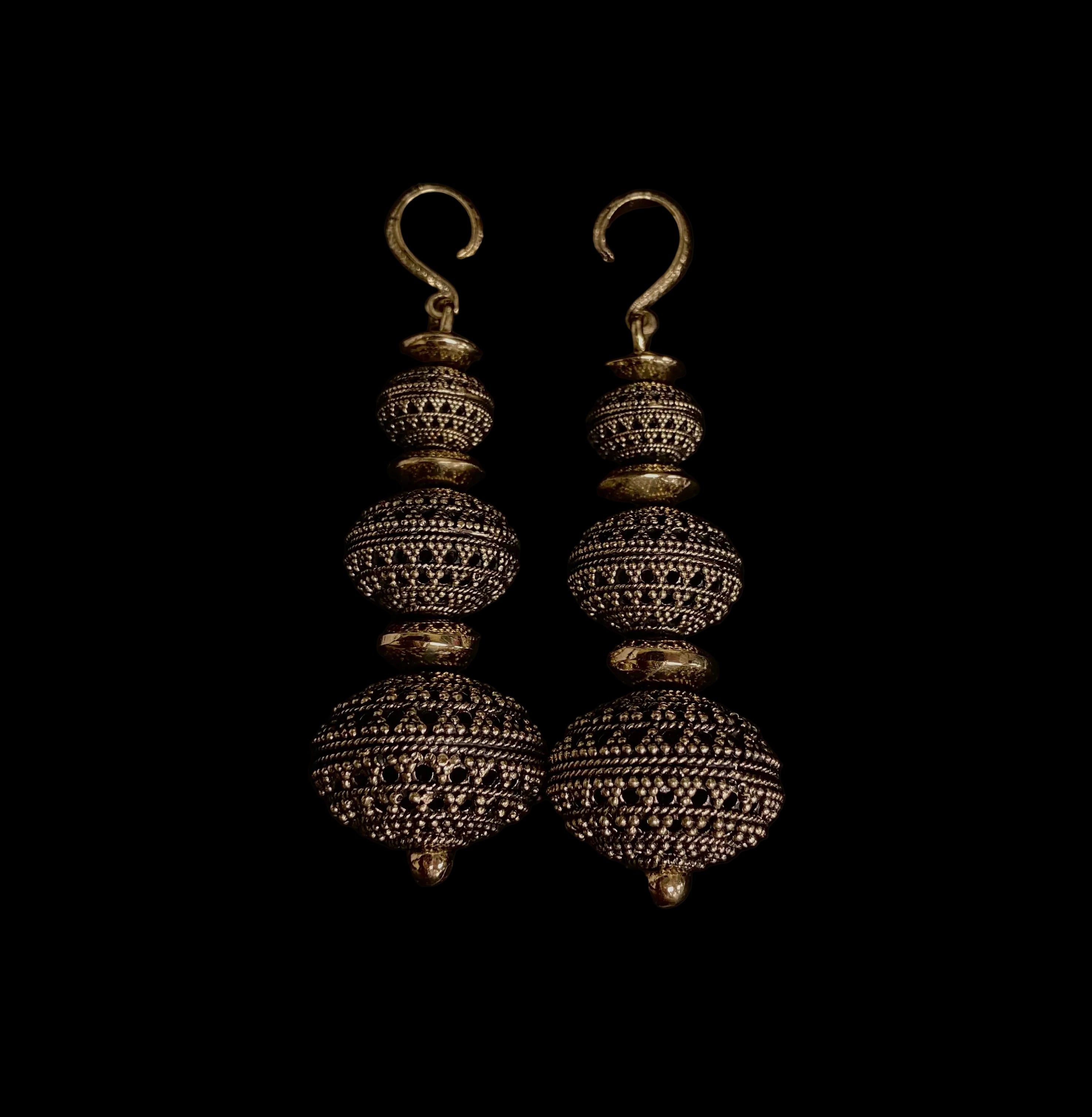 Brass Ornate Spinning Beads Weights by Safe Products