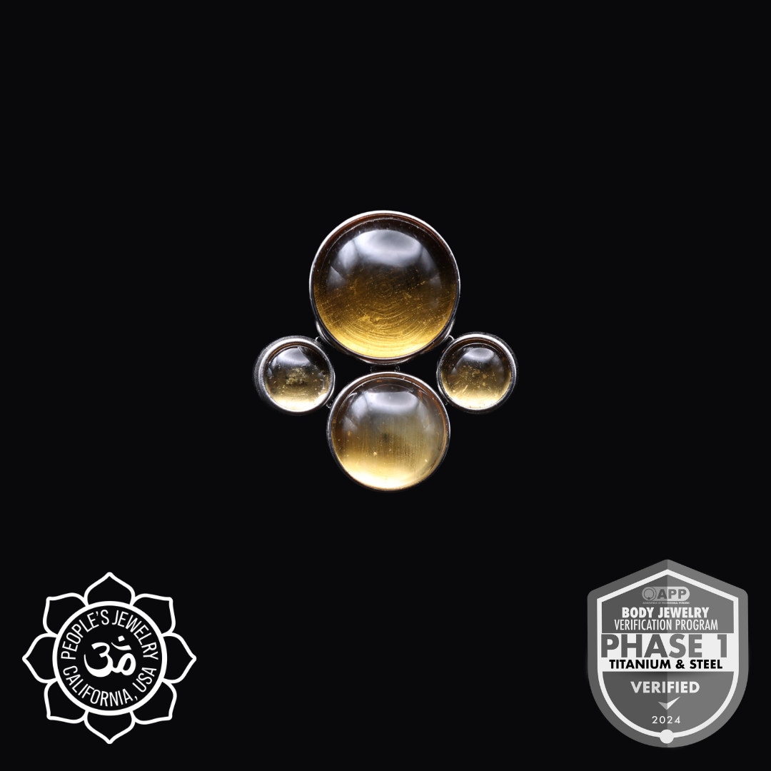 Natural Stone Amren Cluster - People's Jewelry - Laughing Buddha Studios SoCal