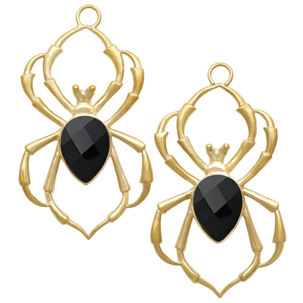 Brass Stone Arachnids by Diablo Organics - Laughing Buddha Studios SoCal