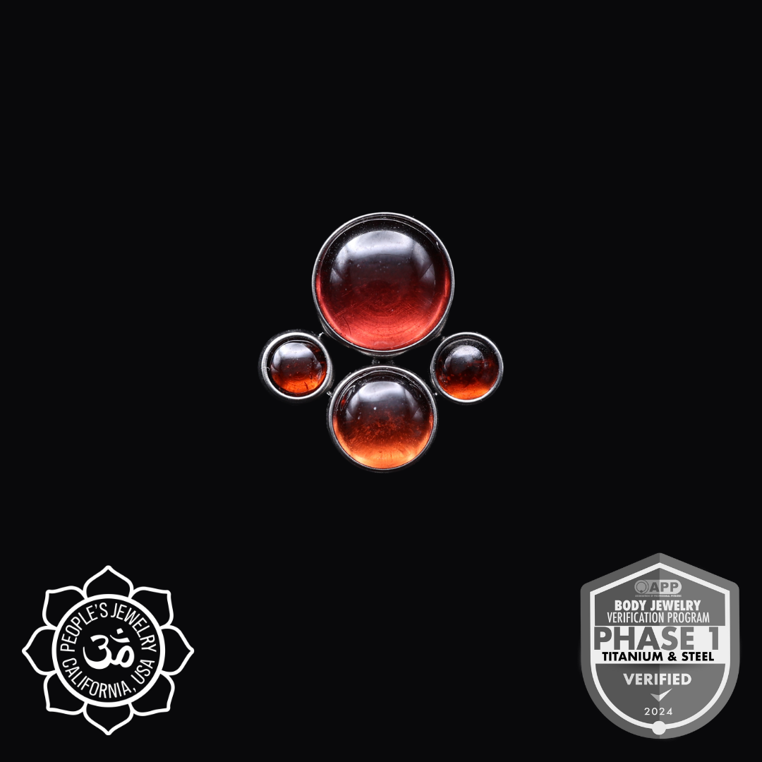Natural Stone Amren Cluster - People's Jewelry - Laughing Buddha Studios SoCal