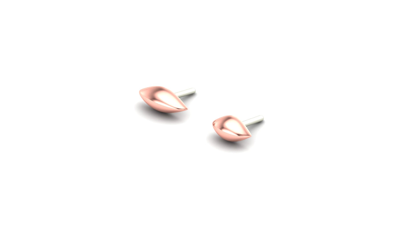 Pointed Oval - Mushroom Body Jewelry - Laughing Buddha Studios SoCal