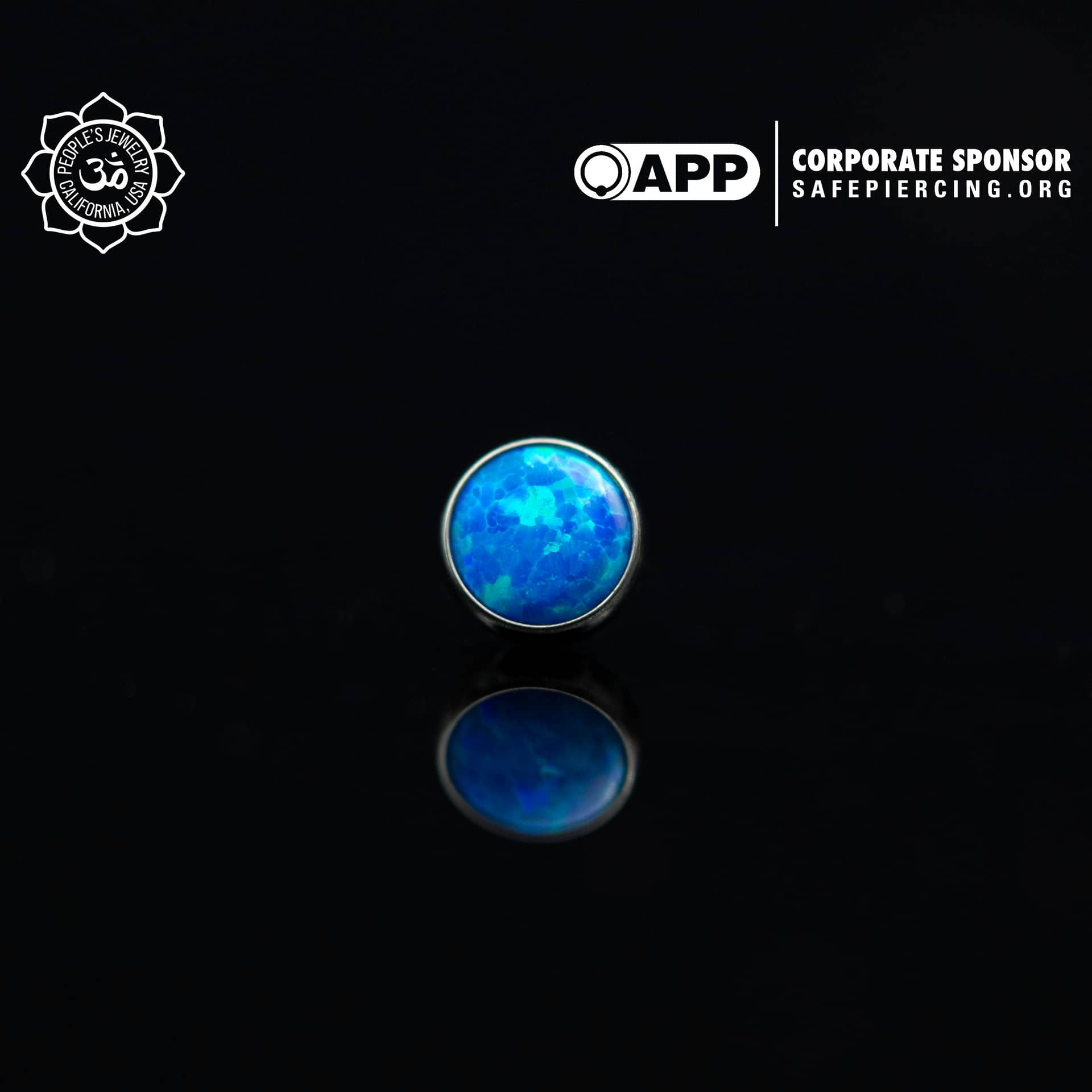Threaded Opal Cabochon Ends by People's Jewelry - Laughing Buddha Studios SoCal