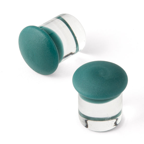Gorilla Glass Matte Color Front Plugs - Laughing Buddha Studios SoCal