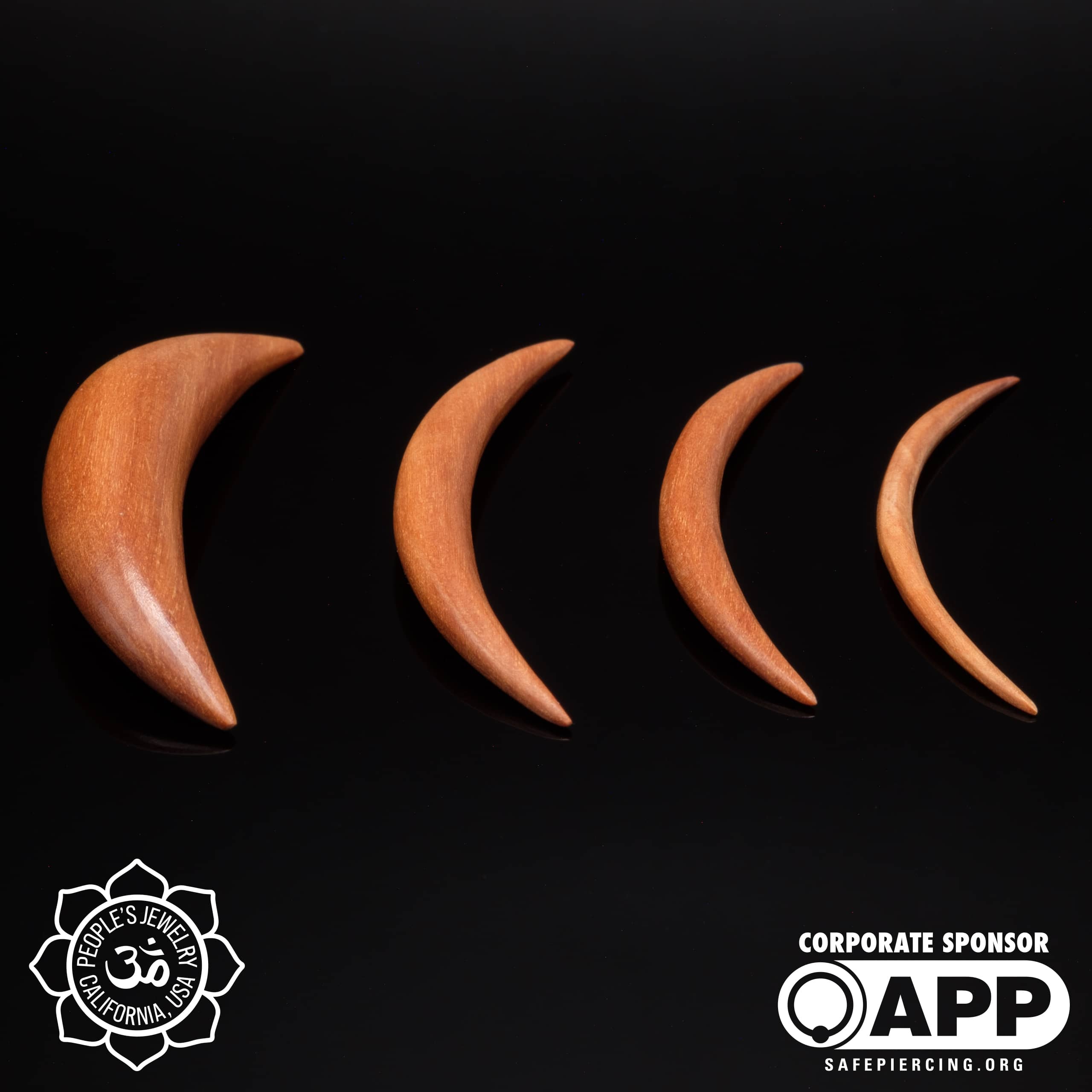 Sawo Wood Septum Tusks by People's Jewelry