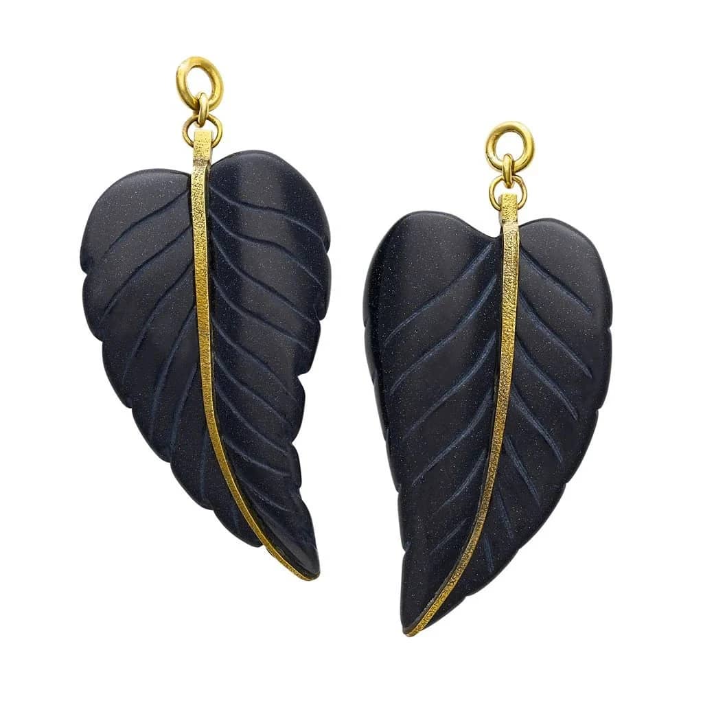 Stone and Brass Leaf by Diablo Organics - Laughing Buddha Studios SoCal