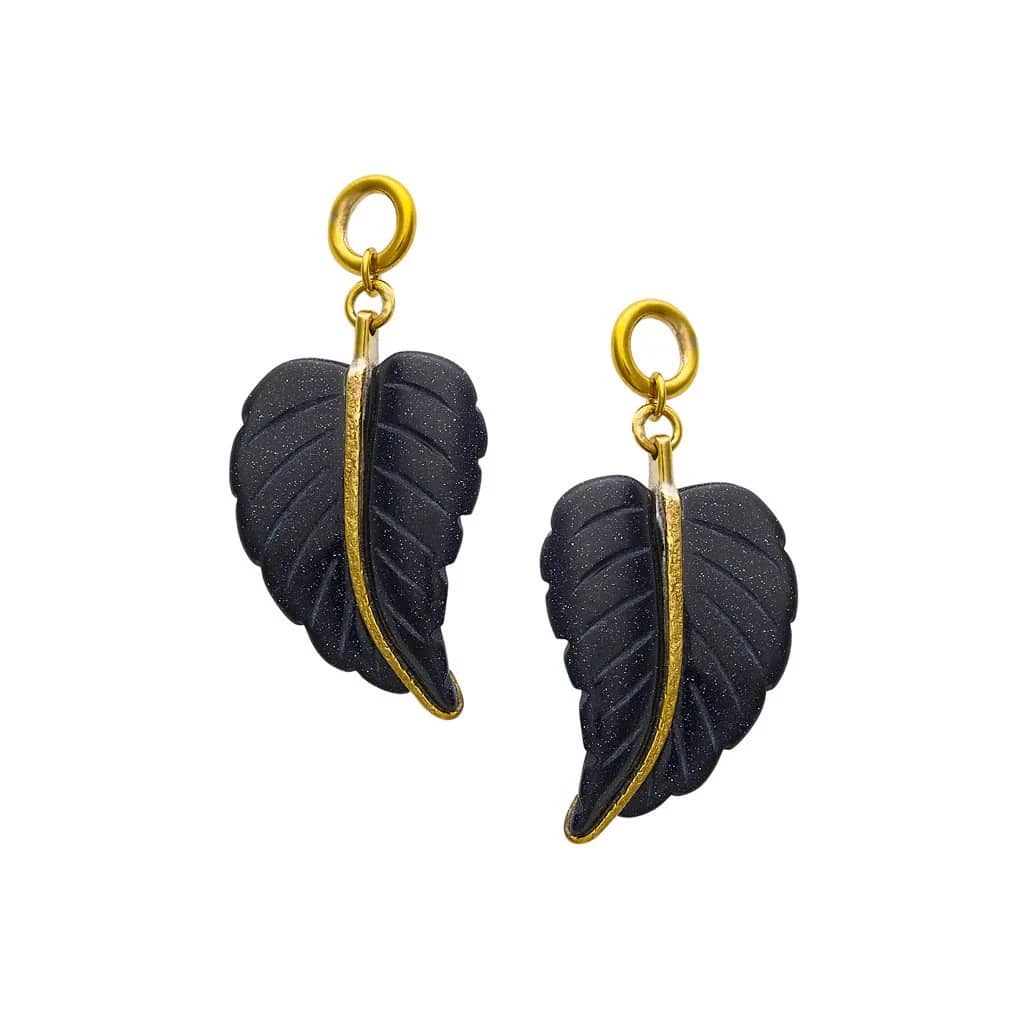 Stone and Brass Leaf by Diablo Organics - Laughing Buddha Studios SoCal