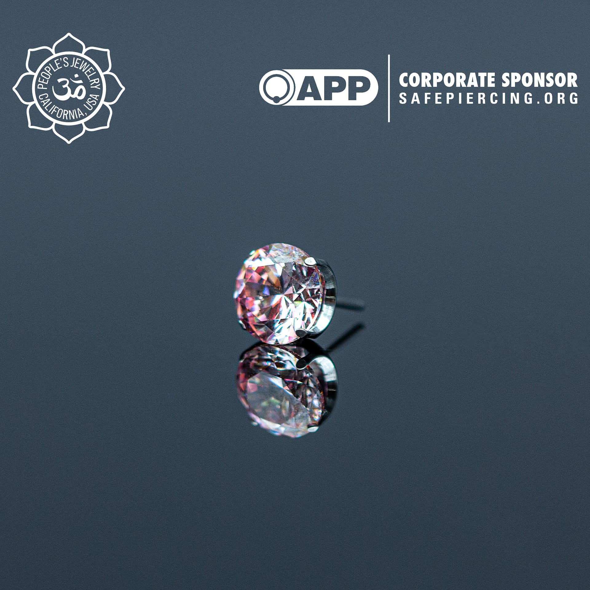 Threaded Titanium Prong-Set Gems by Peoples Jewelry - Laughing Buddha Studios SoCal