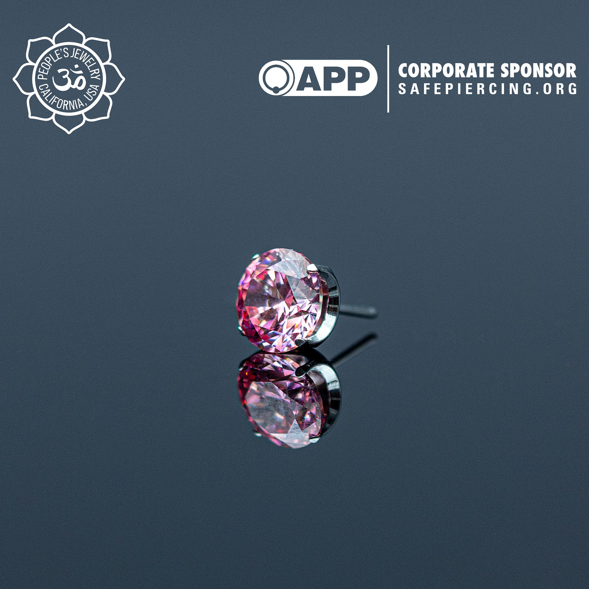 Threaded Titanium Prong-Set Gems by Peoples Jewelry - Laughing Buddha Studios SoCal
