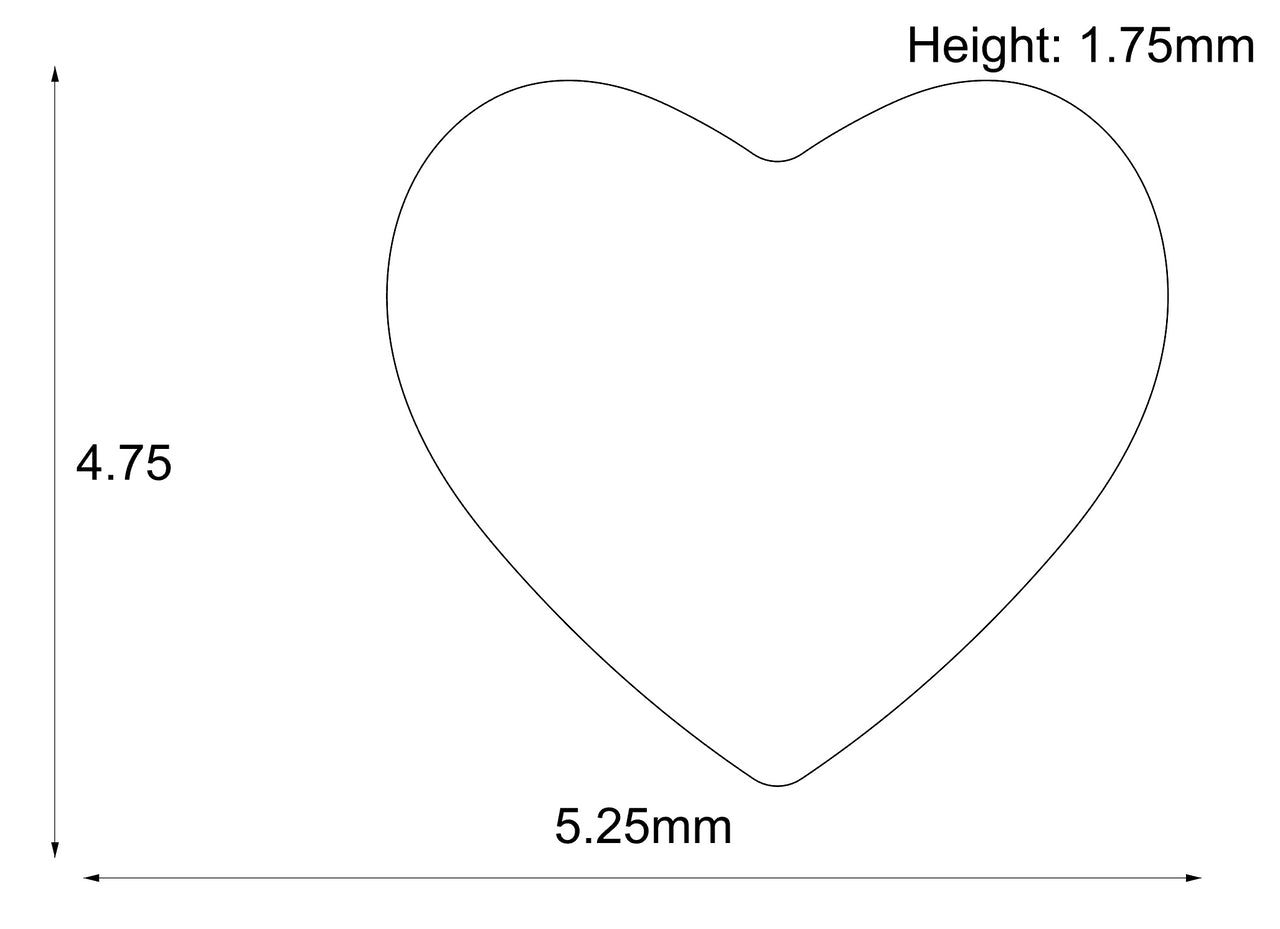 Threadless 18k Gold Large Cosmic Heart End - Industrial Strength