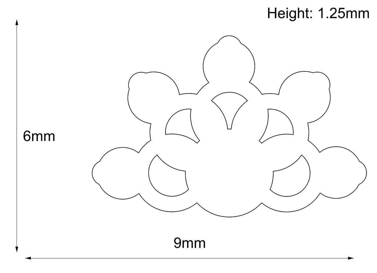 Threadless 18k Gold Half Lattice End - Industrial Strength