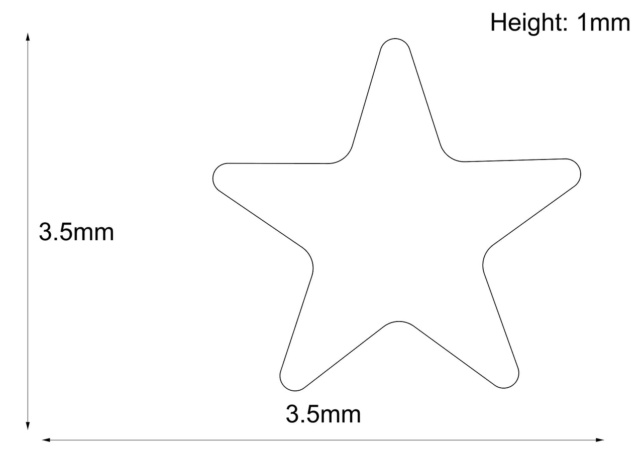 18k Gold Star End - Industrial Strength