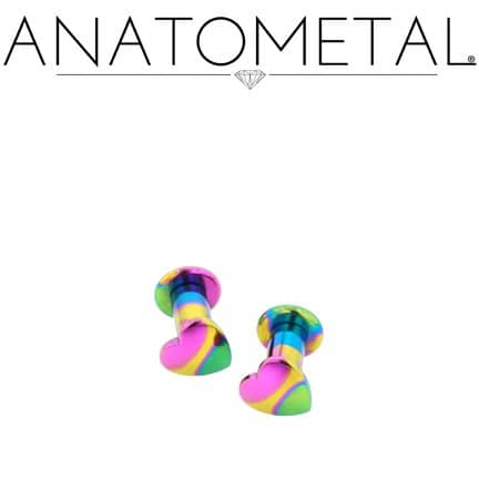 Heart Plugs by Anatometal - Laughing Buddha Studios SoCal