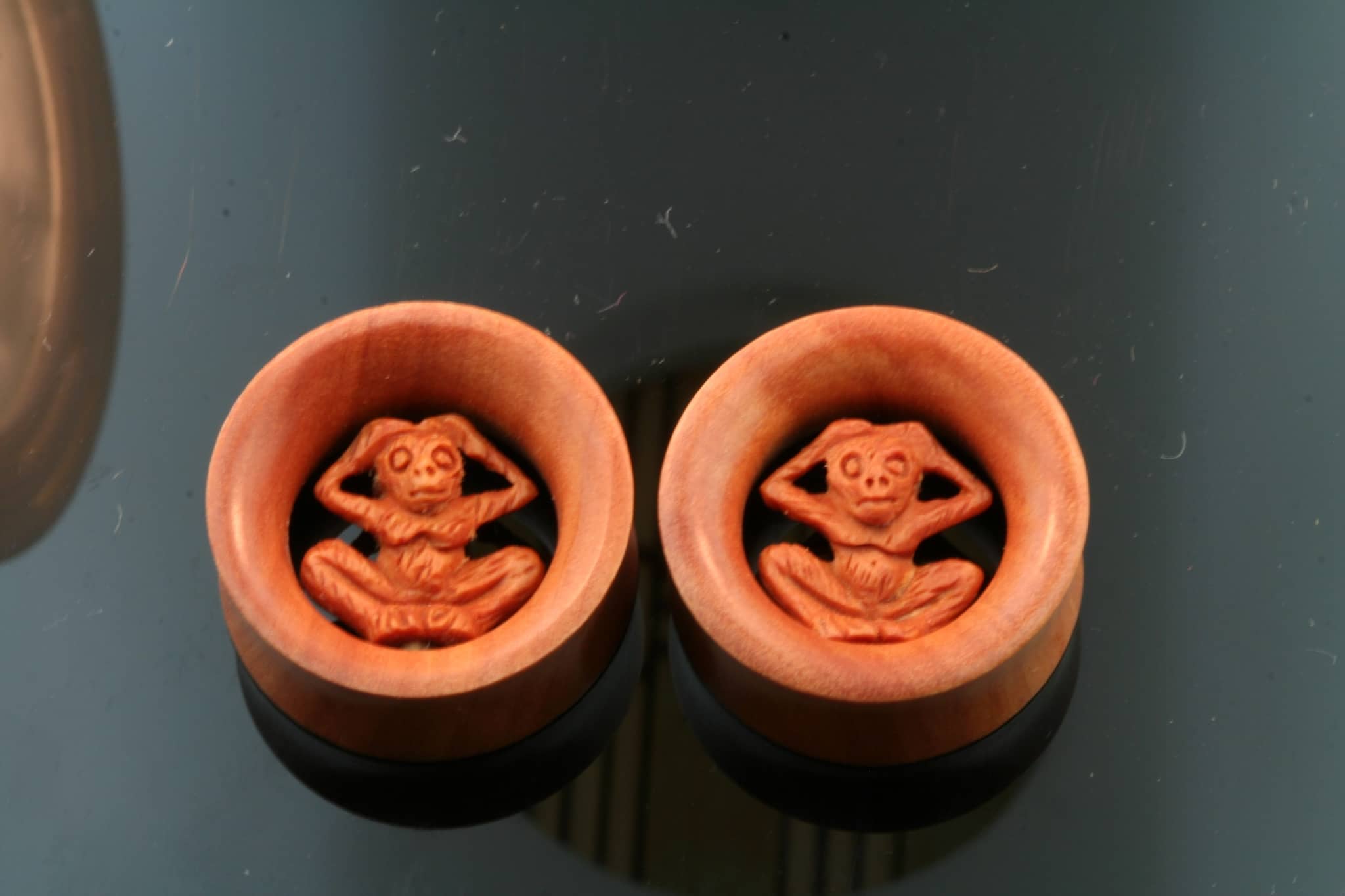 Sawo Wood Monkey Plugs/Eyelets