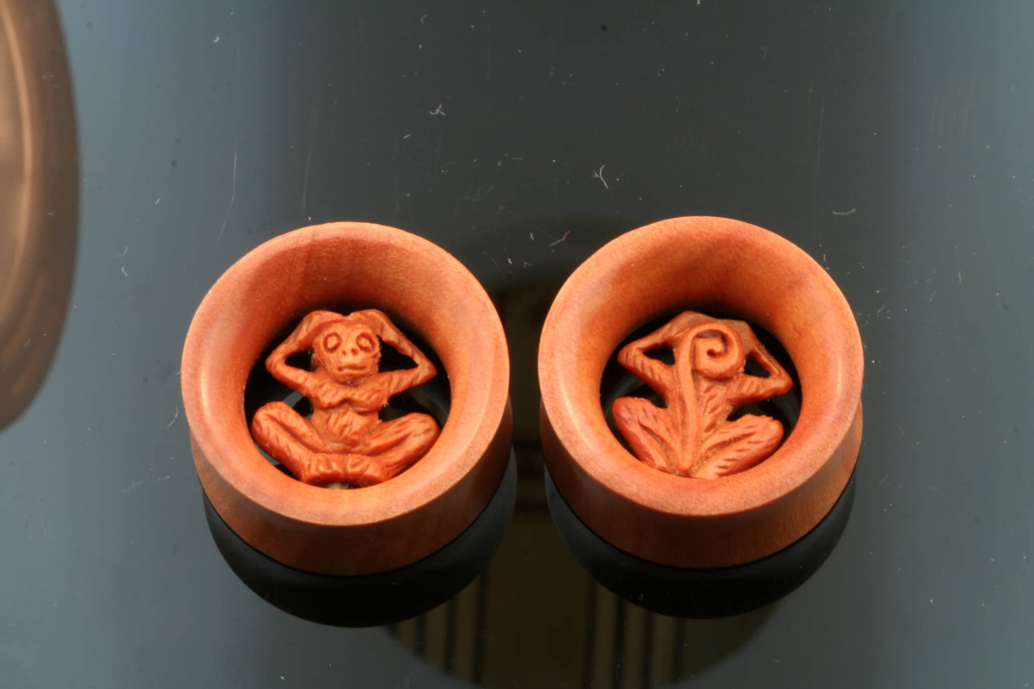 Sawo Wood Monkey Plugs/Eyelets