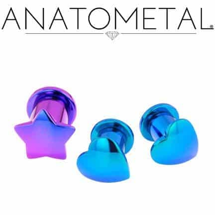 Heart Plugs by Anatometal - Laughing Buddha Studios SoCal