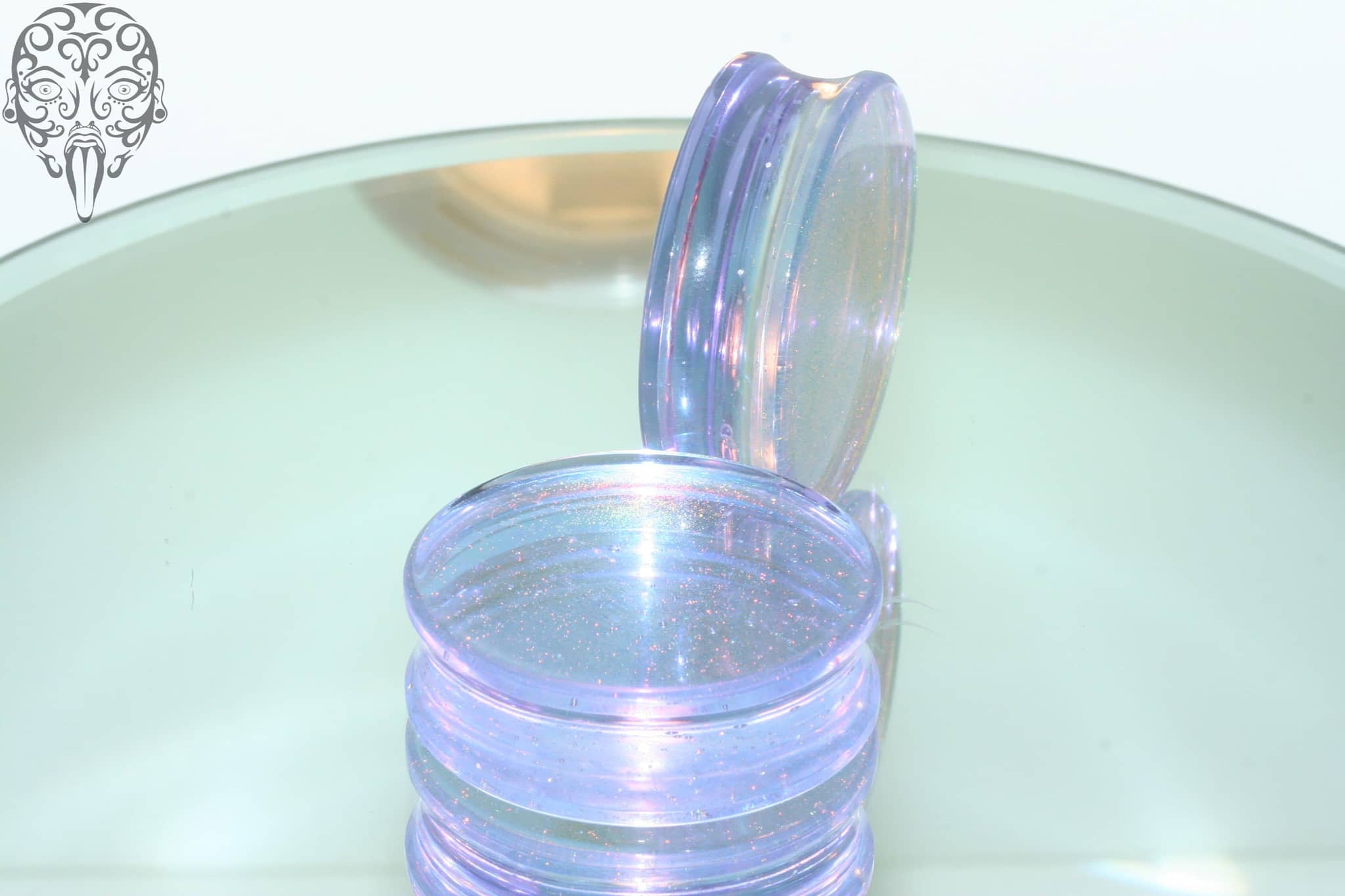 Deluxe Dichroic Plugs by Gorilla Glass - Laughing Buddha Studios SoCal