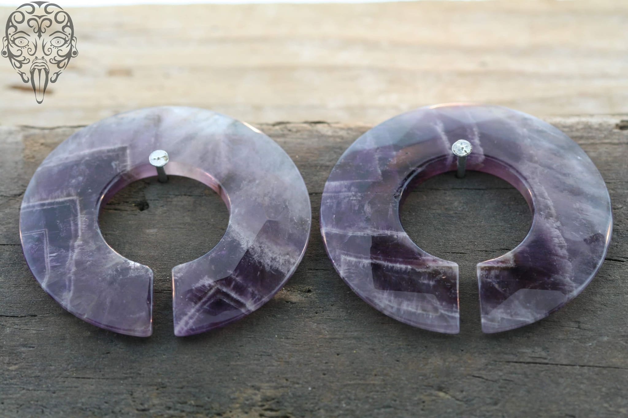 Stone Sliver Rings by Diablo Organics - Laughing Buddha Studios SoCal