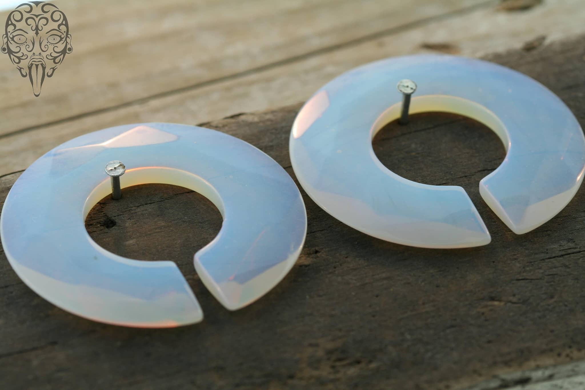 Stone Sliver Rings by Diablo Organics - Laughing Buddha Studios SoCal