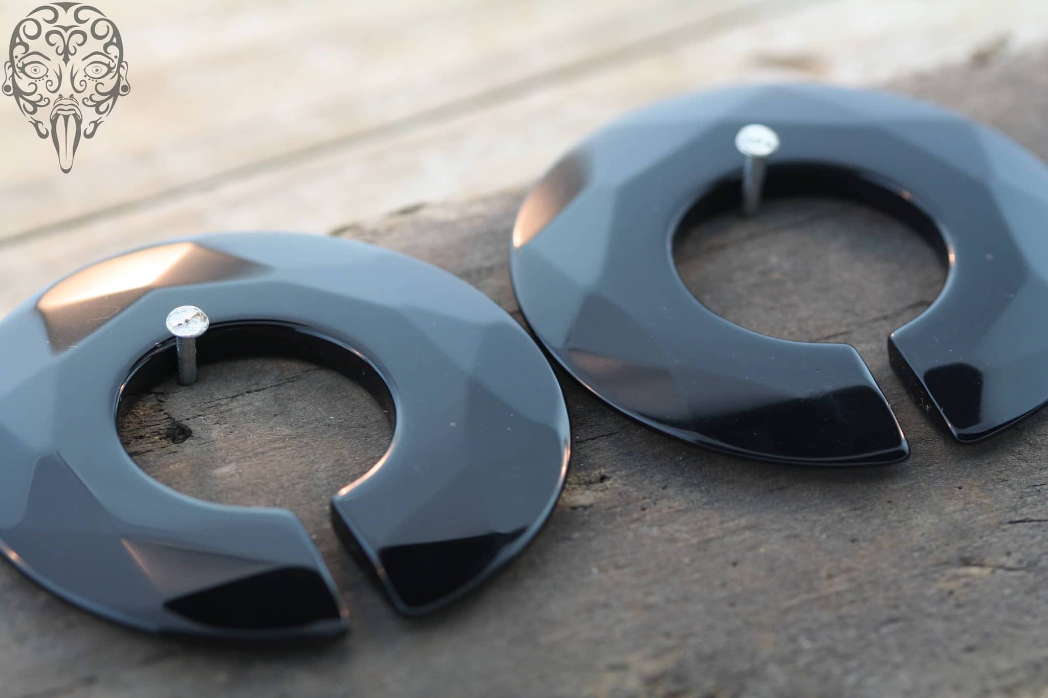 Stone Sliver Rings by Diablo Organics - Laughing Buddha Studios SoCal
