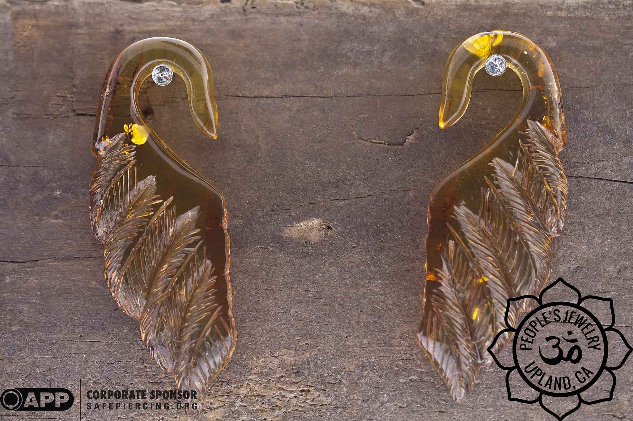 Amber Plume Hanging Design by Peoples Jewelry