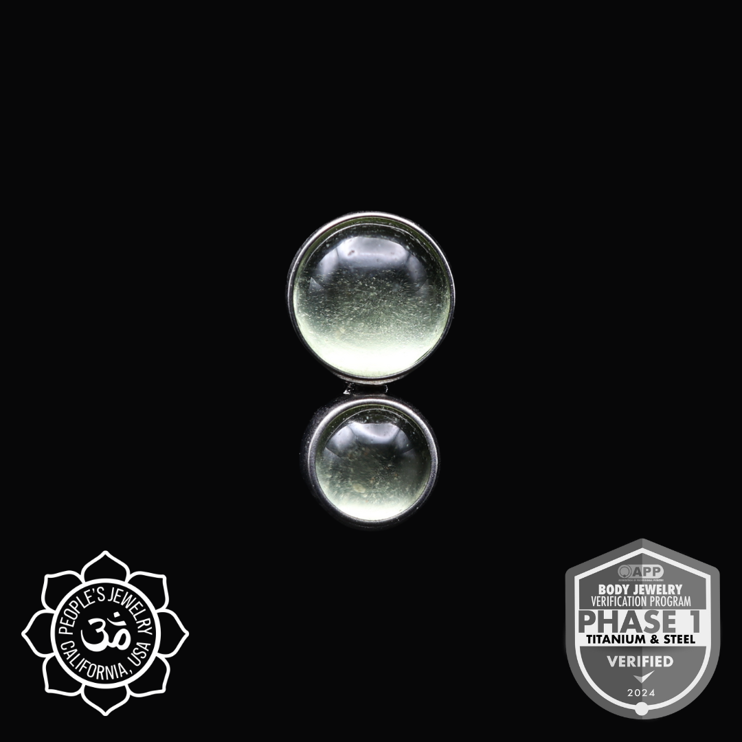 Natural Stone Two Gem Cluster - People's Jewelry