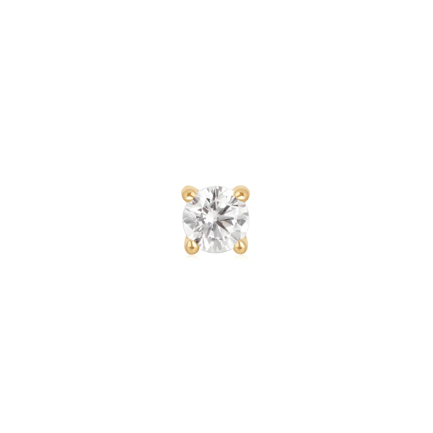 Prong Set CZ by Ember - Laughing Buddha Studios SoCal