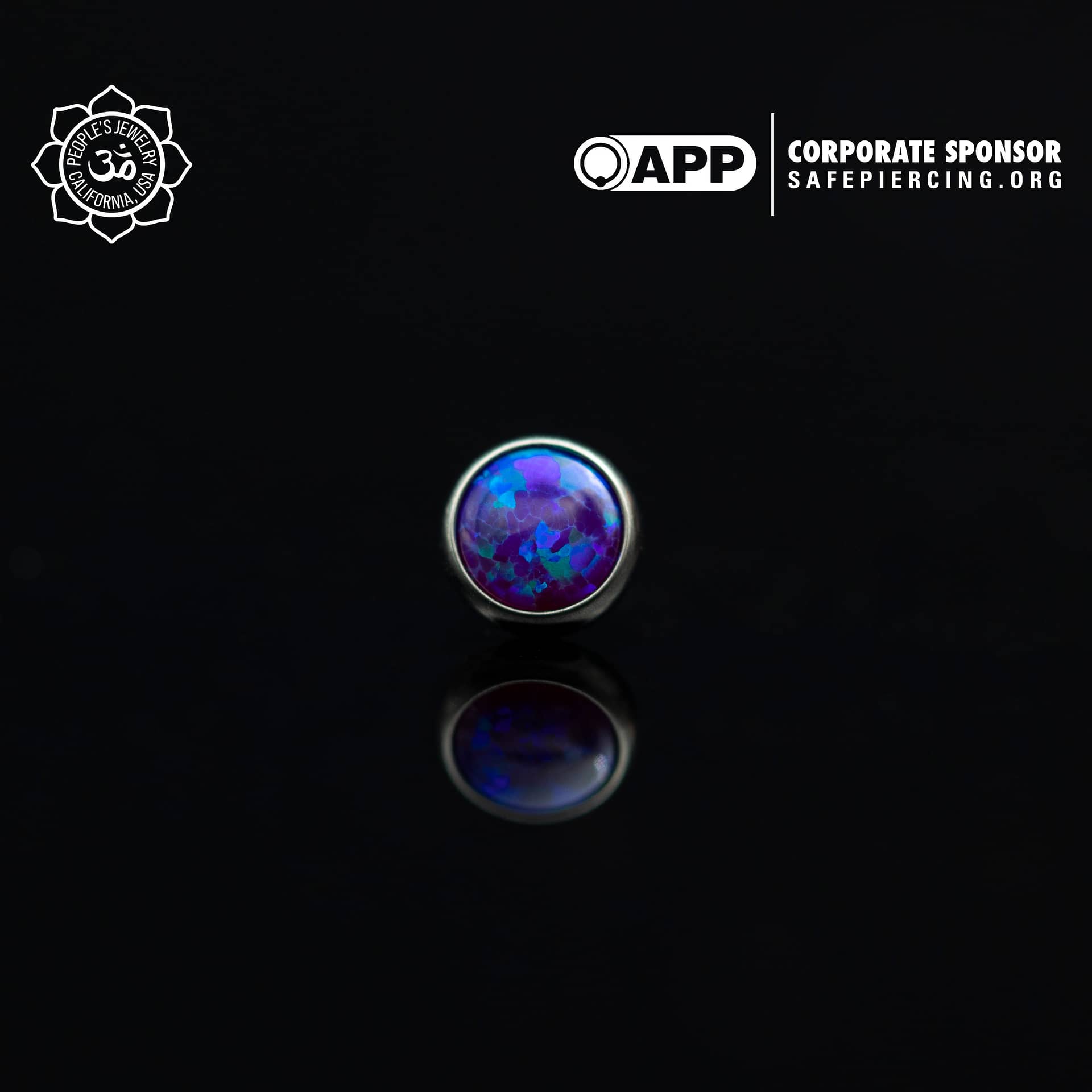 Threadless Opal Cabochon Ends by Peoples Jewelry (5mm) - Laughing Buddha Studios SoCal
