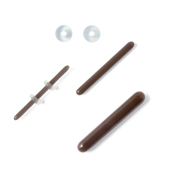 Gorilla Glass No Flare Retainers - Laughing Buddha Studios SoCal