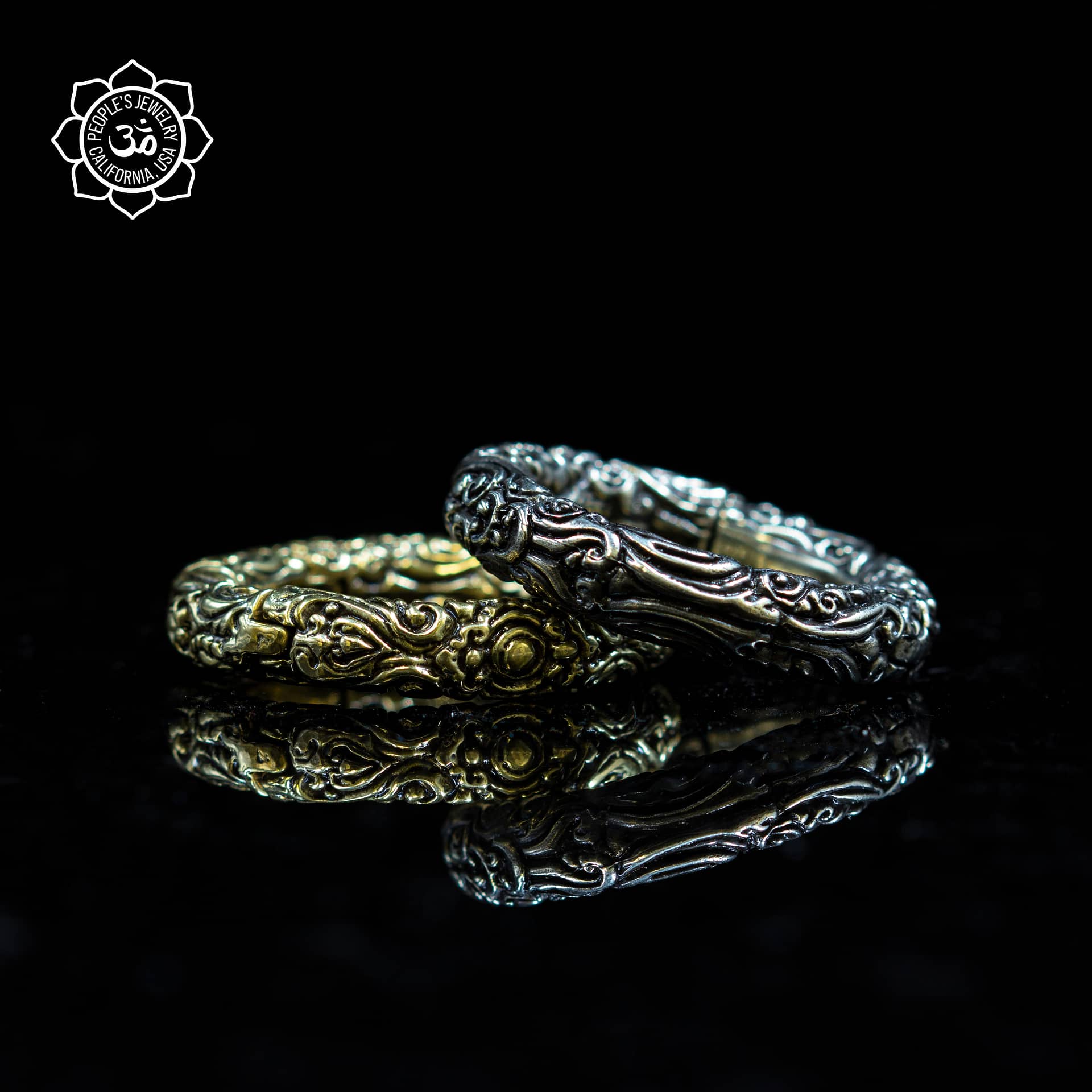 Brass Secret Garden Weights by Peoples Jewelry - Laughing Buddha Studios SoCal