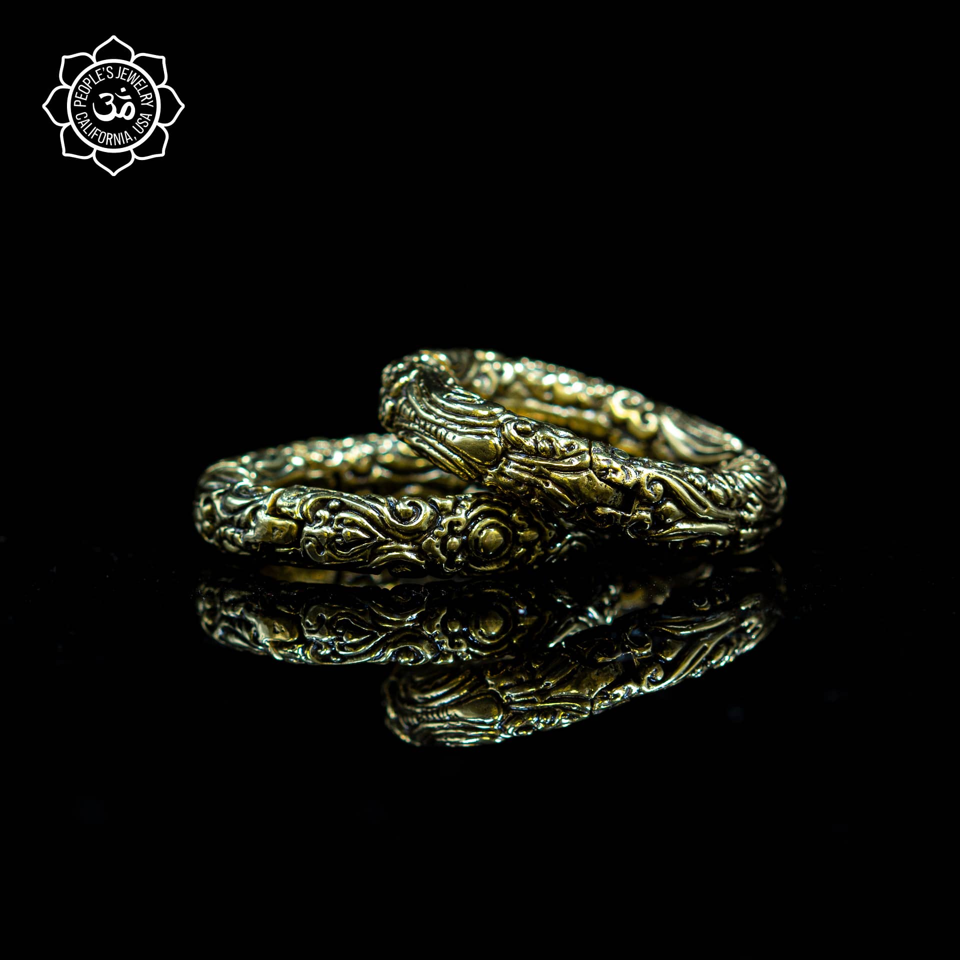 Brass Secret Garden Weights by Peoples Jewelry - Laughing Buddha Studios SoCal