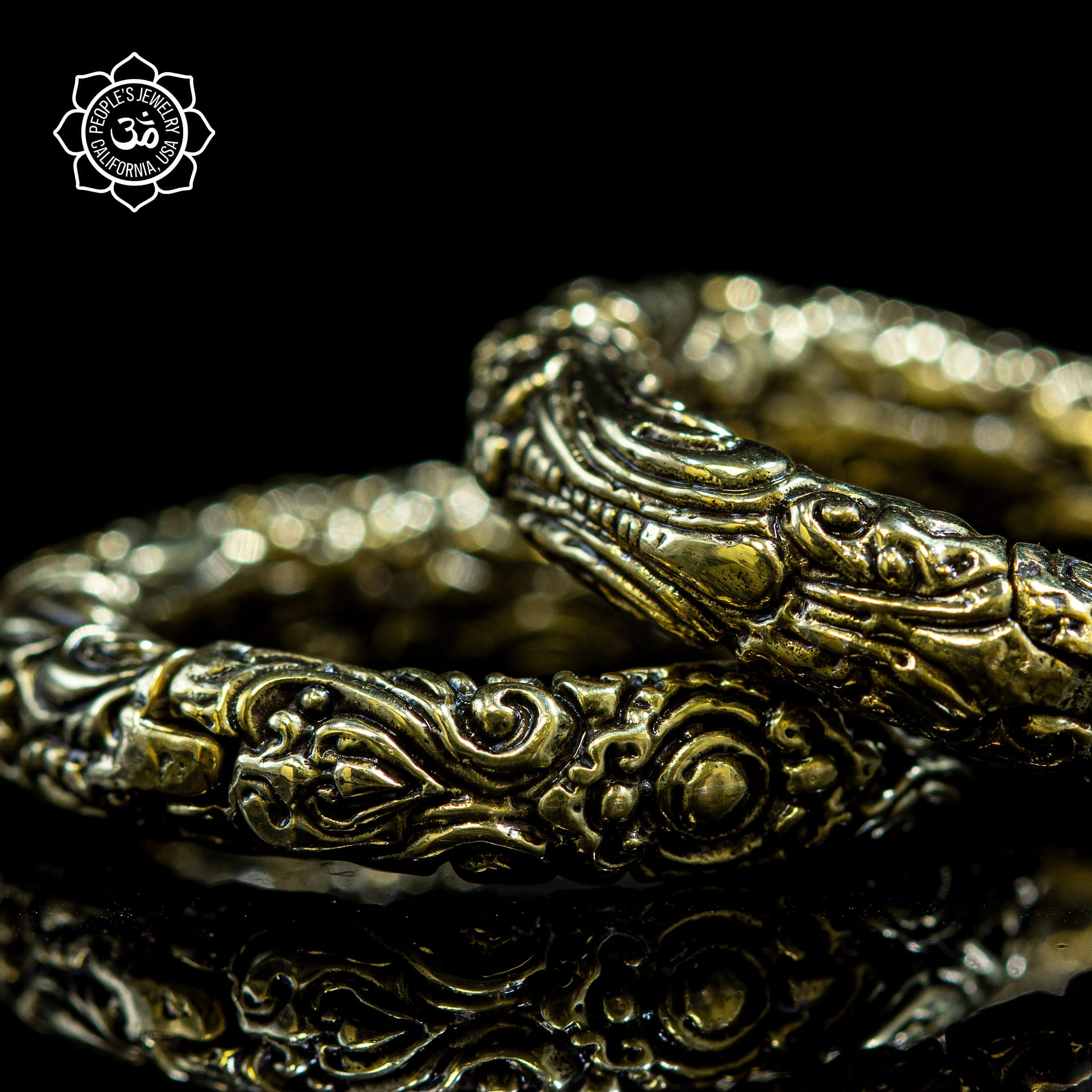 Brass Secret Garden Weights by Peoples Jewelry - Laughing Buddha Studios SoCal