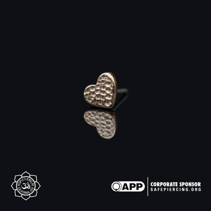 14k Gold Heart Ends by Peoples Jewelry - Laughing Buddha Studios SoCal