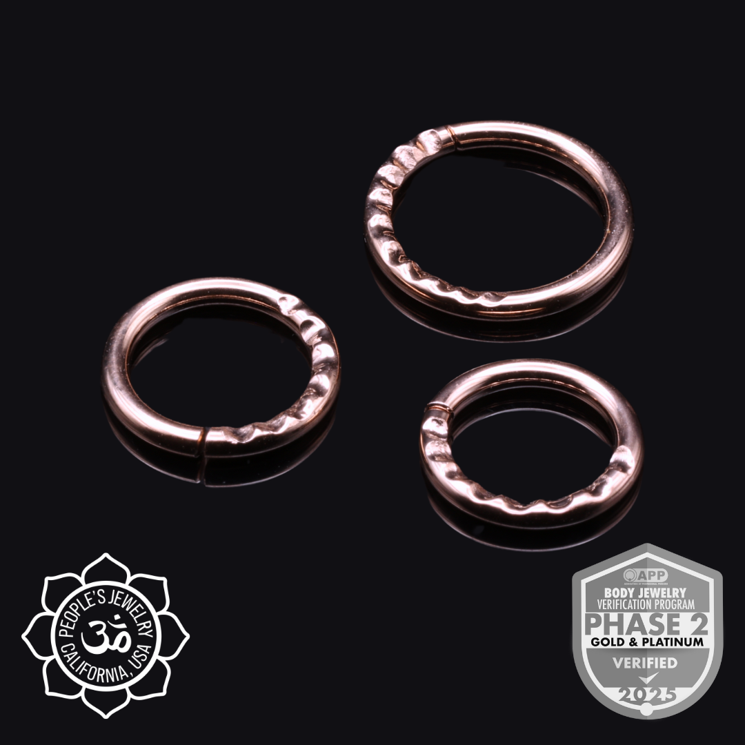 14k Gold Scalloped Rings - People's Jewelry