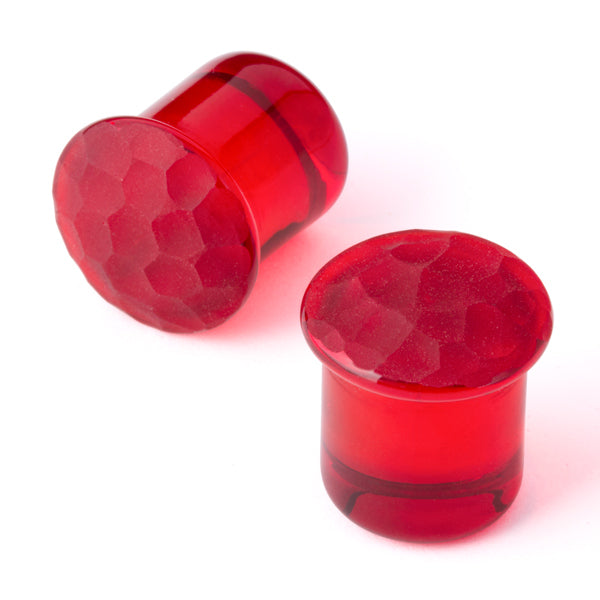 Gorilla Glass Martele Simple Plugs 12.7mm (1/2") - Laughing Buddha Studios SoCal