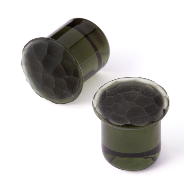 Gorilla Glass Martele Simple Plugs 12.7mm (1/2") - Laughing Buddha Studios SoCal