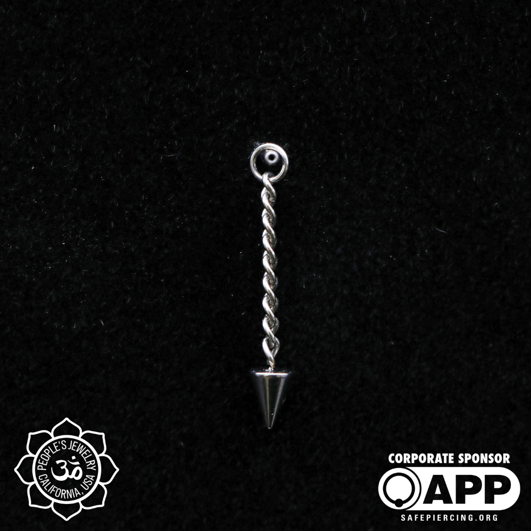 Spike Chain Dangles- Peoples Jewelry - Laughing Buddha Studios SoCal