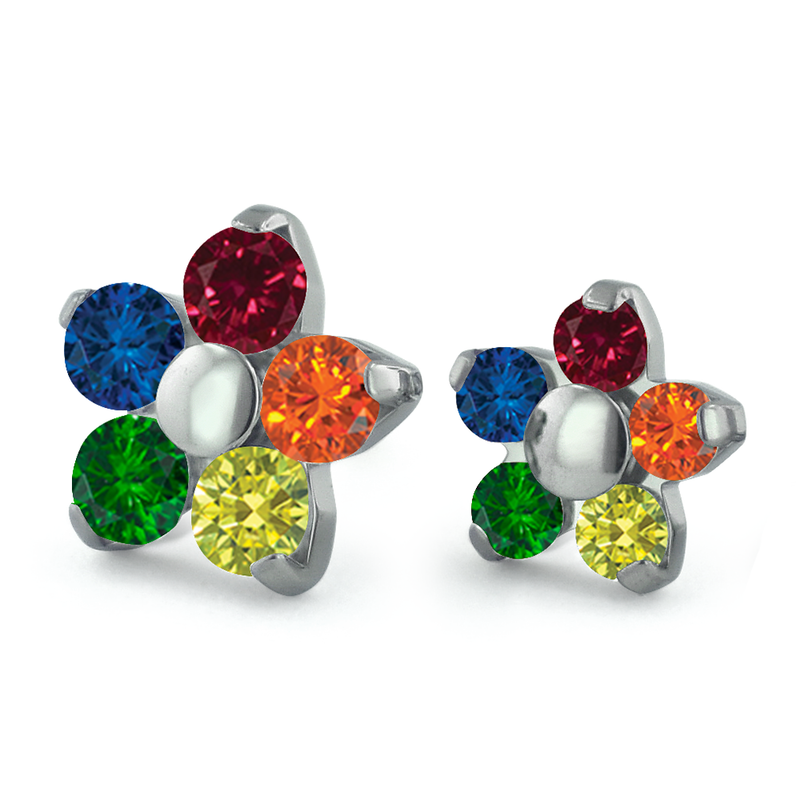 NeoMetal - Titanium Gemmed Flower