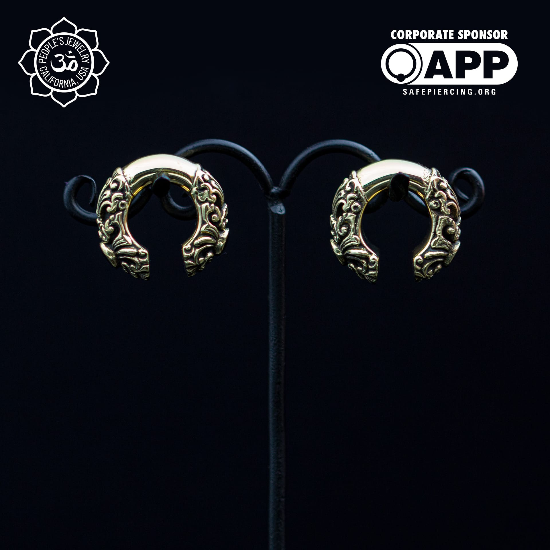 Brass Black Widow Weights by Peoples Jewelry