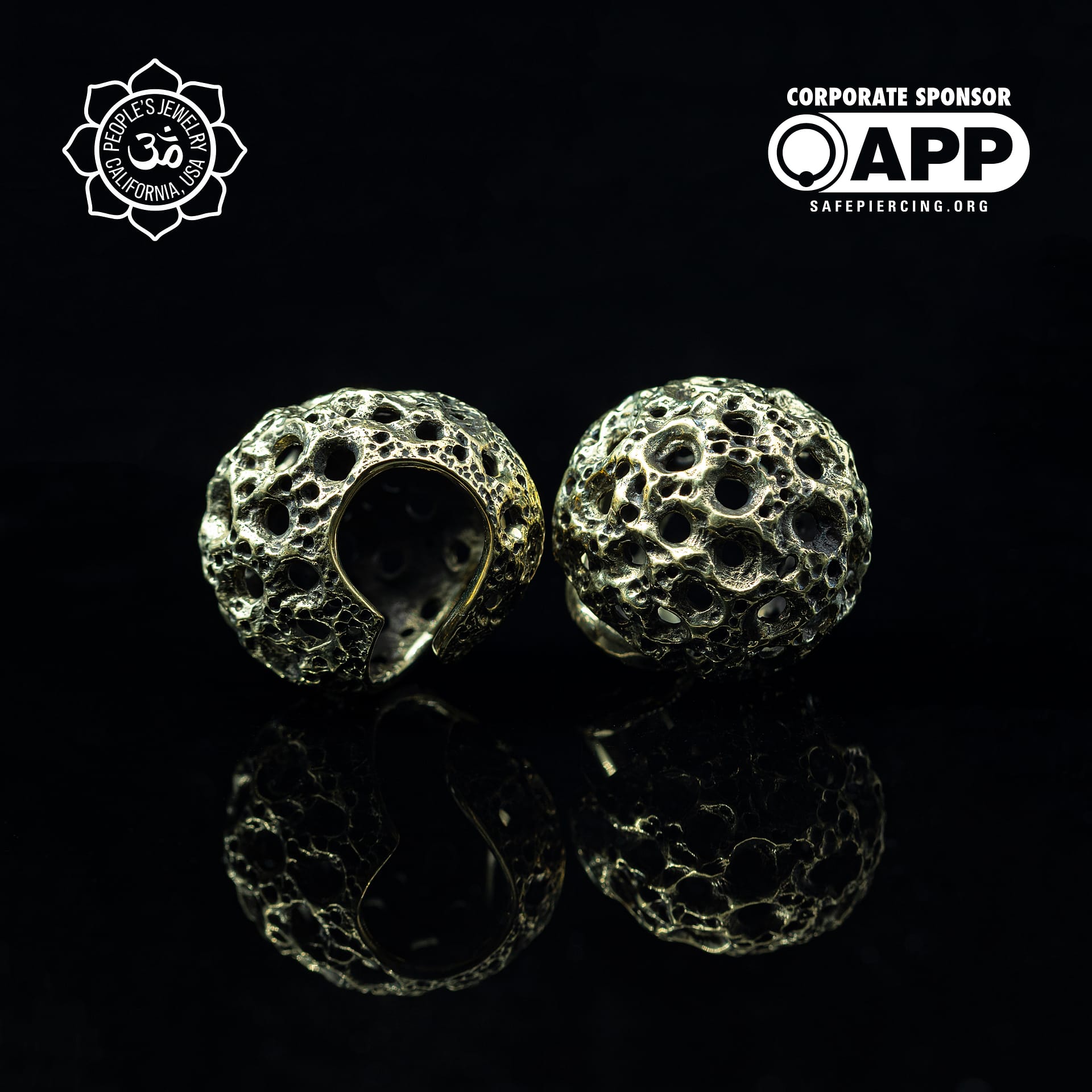Brass Meteor Weights by Peoples Jewelry - Laughing Buddha Studios SoCal