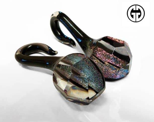 Dichroic Lagrimas in Bling and Mini by Gorilla Glass - Laughing Buddha Studios SoCal
