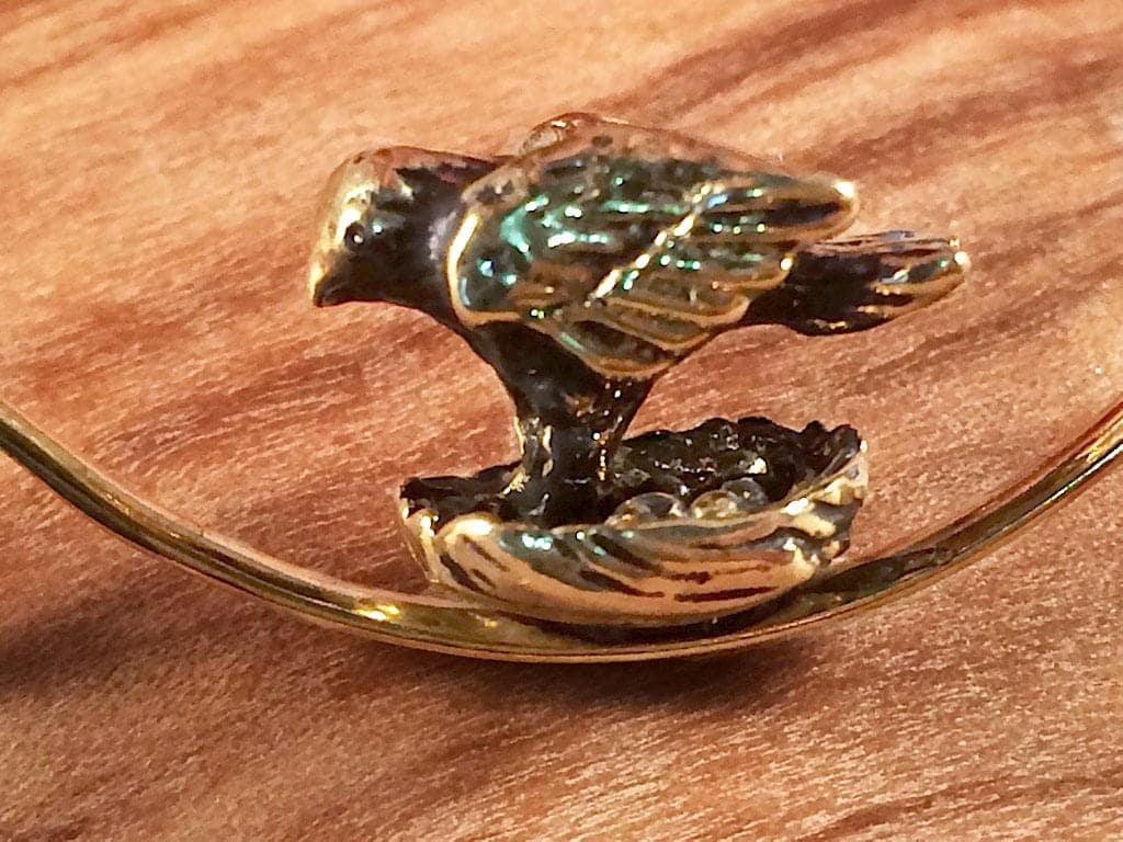 Bird in a Nest Hoops by Quetzalli Jewelry - Laughing Buddha Studios SoCal