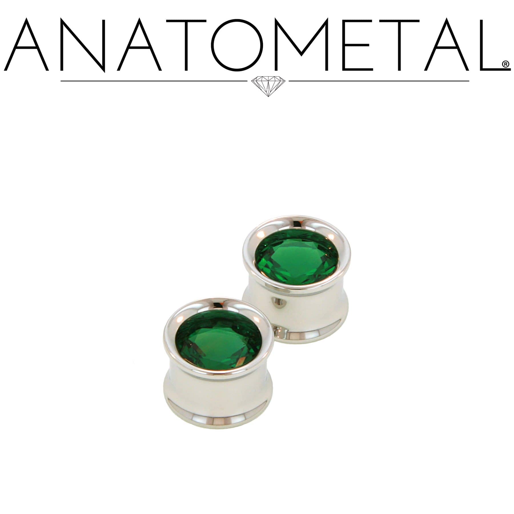 Floating Stone Eyelets by Anatometal - Laughing Buddha Studios SoCal