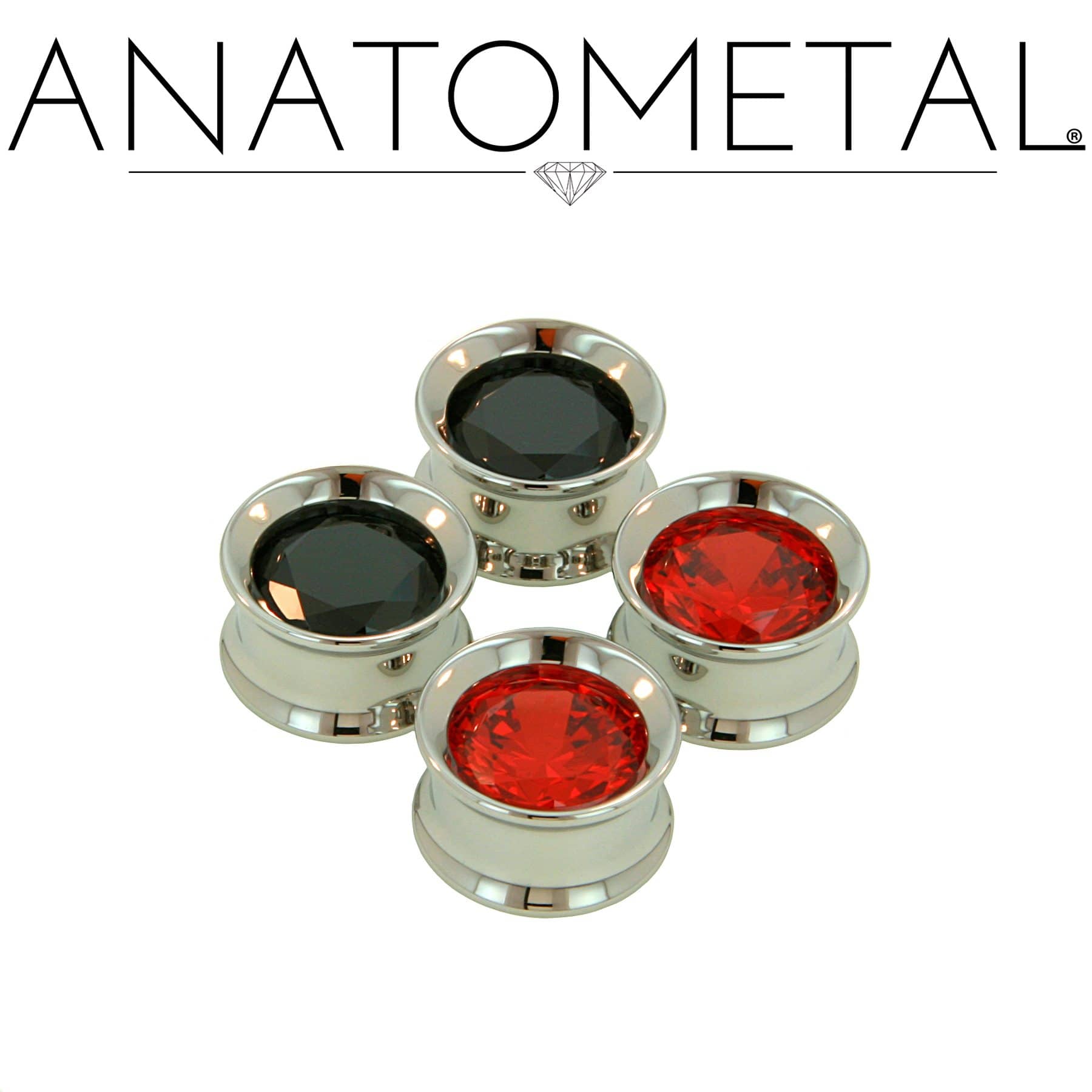 Floating Stone Eyelets by Anatometal - Laughing Buddha Studios SoCal
