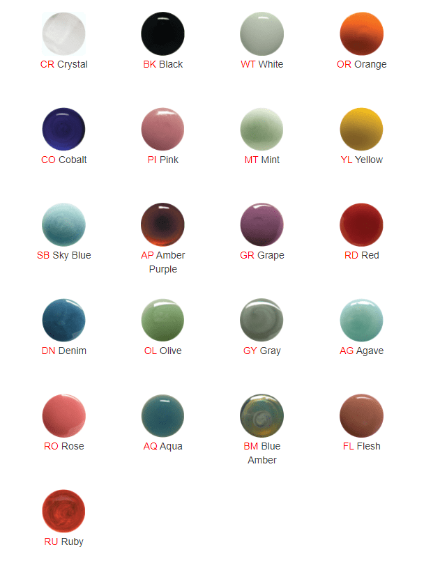 Gorilla Glass Color Front Plugs 7/16" (11mm)