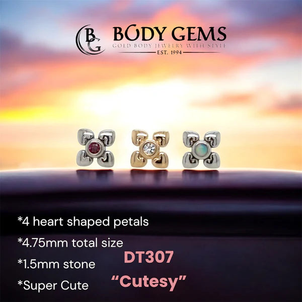 Cutesy Threadless End by Body Gems