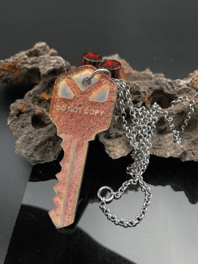 Anarkey Pendant Necklace by Gorilla Glass - Laughing Buddha Studios SoCal