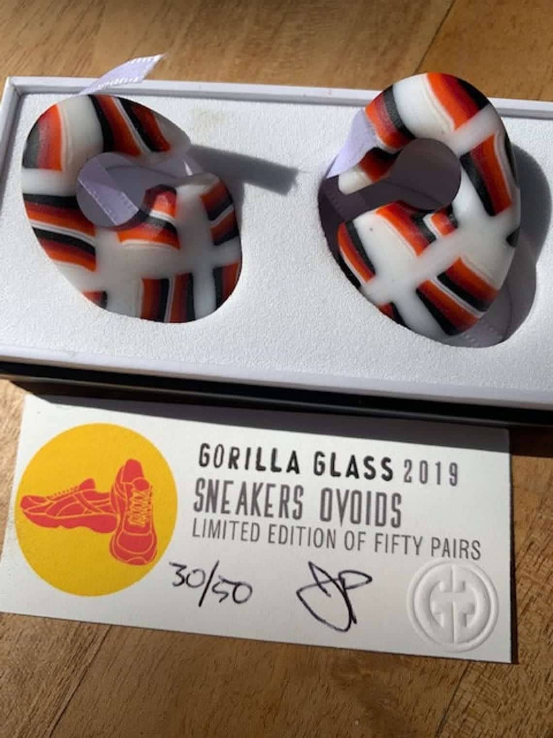 Ovoid SNEAKERS Weights by Gorilla Glass - Laughing Buddha Studios SoCal