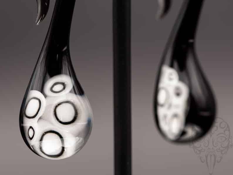 Gorilla Glass Millefiori Lagrimas - Laughing Buddha Studios SoCal