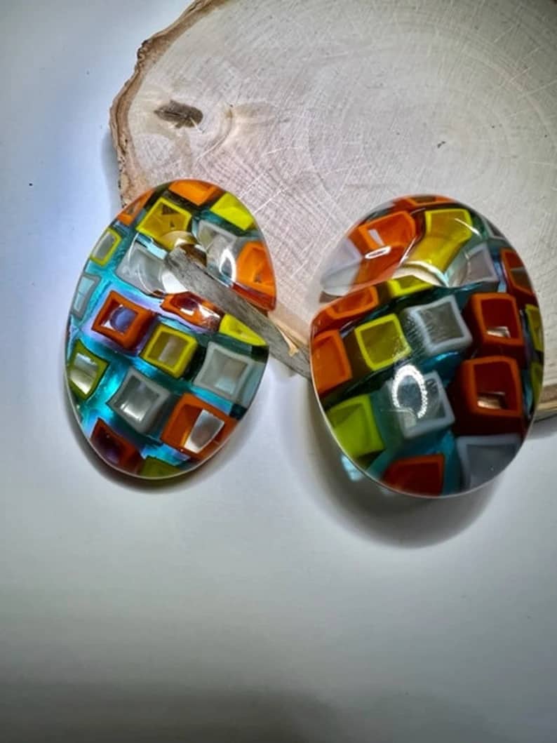Gorilla Glass Playground Multi Color Ovoids - Laughing Buddha Studios SoCal