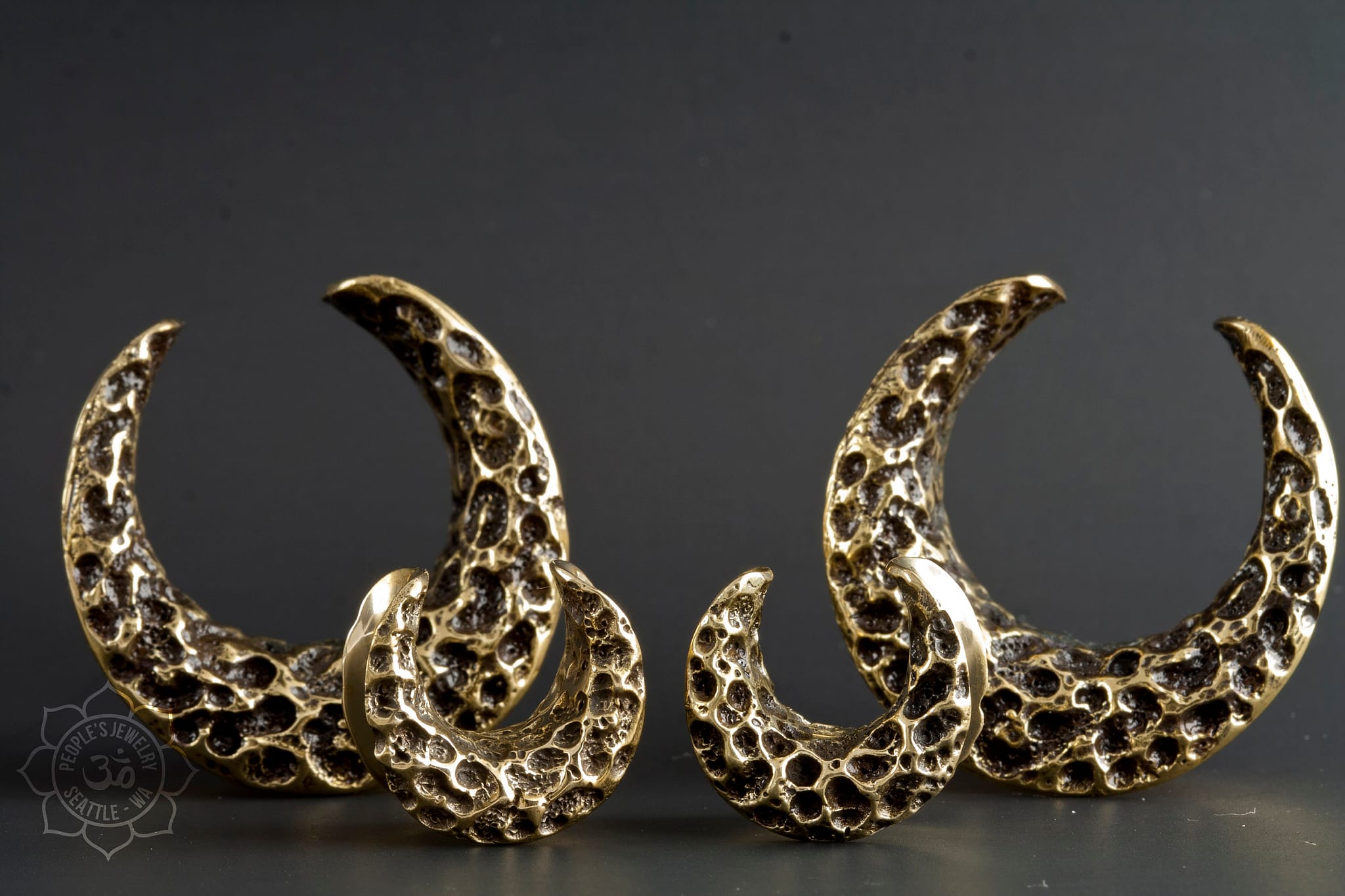 Textured Spreaders Saddles by Peoples Jewelry - Laughing Buddha Studios SoCal
